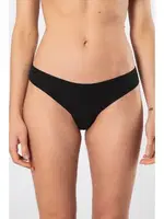 Lazer Kesim Pamuklu String Kadın Külot Türen 912/Siyah Siyah