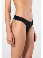 Lazer Kesim Pamuklu String Kadın Külot Türen 912/Siyah Siyah detay görünüm