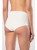Dikişsiz Pamuklu Lazer Kesim Yüksek Bel Kadın Külot Türen 911 Ekru farklı açı