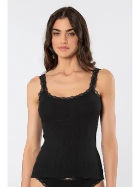 Türen Likralı Dantelli İp Askılı Kaşkorse Kadın Atlet Türen 926