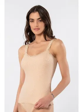 Türen Dantelli İp Askılı Kaşkorse Kadın Likralı Atlet Türen 926 - Alternatif Görünüm