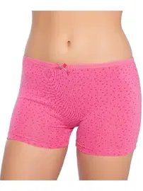 Gümüş Desenli Likralı Empirme Kadın Boxer Gümüş 3098 - 6 Adet