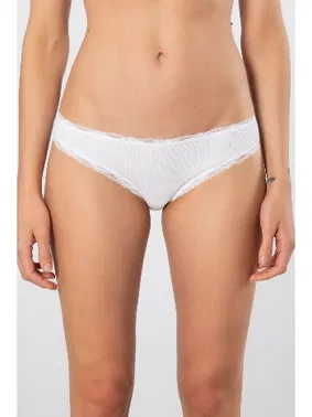 Türen Kadın Likralı Ribana Dantelli Bikini Külot 2li Paket Türen 928 - Alternatif Görünüm