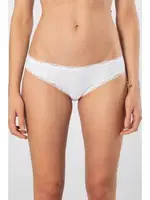 Kadın Likralı Ribana Dantelli Bikini Külot 2li Paket Türen 928 Beyaz detay görünüm