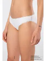 Kadın Likralı Ribana Dantelli Bikini Külot 2li Paket Türen 928 Beyaz farklı açı