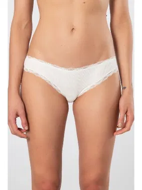 Türen Likralı Ribana Dantelli Kadın Bikini Külot 2li Türen 928 - Alternatif Görünüm