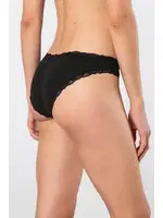 Dantelli Likralı Ribana Bikini Kadın Külot 2li Türen 928 görsel 4