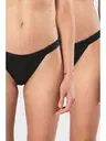 Siyah 2li Likralı Ribana Kadın Tanga Türen 931