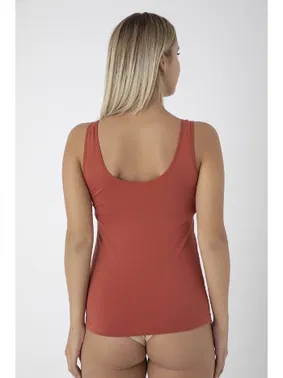 Öztaş Kadın Lycralı Dantelli Kalın Askılı Atlet Öztaş 20004-A - Alternatif Görünüm