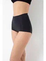 Kadın Mikro Kumaş Lazer Kesim Paça Külot Korse 2852 Siyah