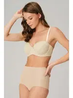 Kadın Mikro Kumaş Lazer Kesim Paça Külot Korse 2852 Ten görsel 5