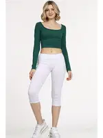 Kadın Normal Bel Rahat Tayt Miorre 999-ZZ0155 Beyaz