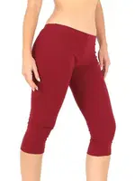 Kadın Normal Bel Rahat Tayt Miorre 999-ZZ0155 Bordo görsel 6