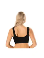 Kadın Siyah Kalın Askılı Pedli Büstiyer FormActive 1185 görsel 9