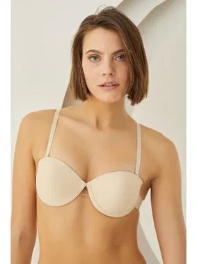 NBB Kadın Straplez Sütyen Destekli Sırtı Şeffaf NBB 30017 - Alternatif Görünüm