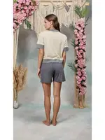 KADIN T-Shirt Pijama Takımı Doreanse 25Y4074 Mavi detay görünüm