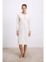 Kadın Uzun Kollu Düğmeli Gecelik Anıl 11619 detay görünüm