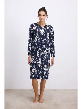 Anıl Kadın Uzun Kollu, Nefes Alabilen Yumuşak Kumaş, Konforlu ve Şık Günlük Ev Giyimi Anıl 11534