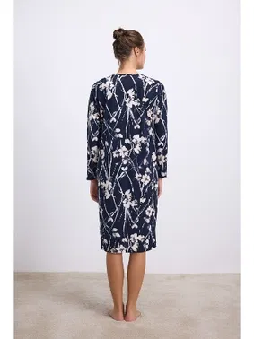 Anıl Kadın Uzun Kollu, Nefes Alabilen Yumuşak Kumaş, Konforlu ve Şık Günlük Ev Giyimi Anıl 11534 - Alternatif Görünüm