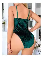 Kadın Yılbaşı Konseptli Fantezi Gecelik Nathalie YK-1803 Yeşil görsel 4