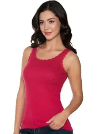 Gümüş Kalpli Jakarlı Geniş Askılı Kadın Atlet Gümüş 3081 - 6 Adet