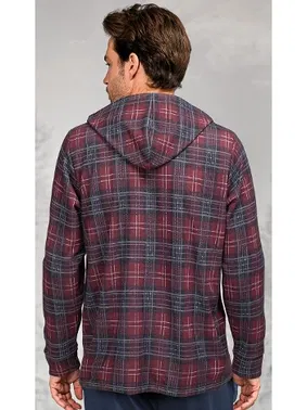 Doreanse Kapüşonlu Uzun Kollu Cepli Erkek Gömlek  Doreanse 4616 - Alternatif Görünüm