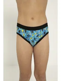 Öztaş Karışık Desenli Erkek Çocuk 3 lü Likralı Boxer Öztaş 3725-F