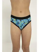 Karışık Desenli Erkek Çocuk 3 lü Likralı Boxer Öztaş 3725-F Görsel