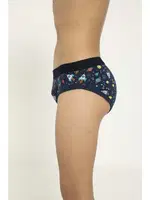 Karışık Desenli Erkek Çocuk 3 lü Likralı Boxer Öztaş 3725-F Görsel görsel 5