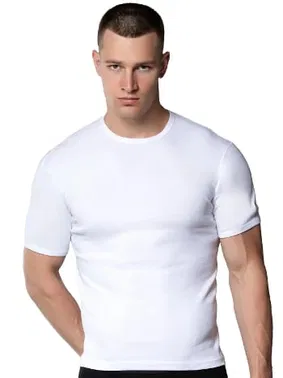 Gümüş Kısa Kollu Pamuklu Erkek Atlet Fanila Gümüş 4050 - Alternatif Görünüm