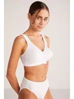 Kom Carmina Baskılı Toparlayıcı Sütyen Mükemmel Toparlayıcı Beyaz farklı açı