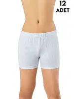 Baskılı Erkek Çocuk Boxer 12'li Kota 1027 Asorti farklı açı