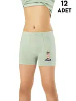 Baskılı Erkek Çocuk Boxer 12'li Kota 1027 Asorti görsel 4