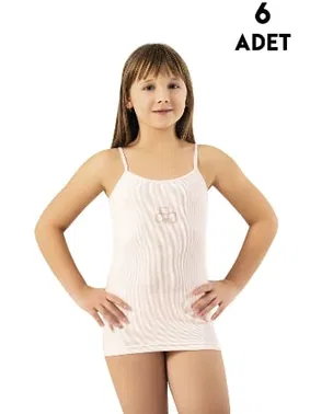 Kota Kabartma Baskılı Kız Çocuk Atlet 6'lı Kota 3650 - Alternatif Görünüm