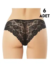 Kota Kaşkorse Dantelli Kadın Külot 6'lı Kota 5025
