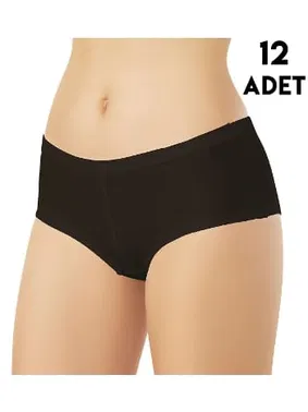 Kota Ribana Parçalı Raporlu Kadın Külot 12'li Kota 5030 - Alternatif Görünüm