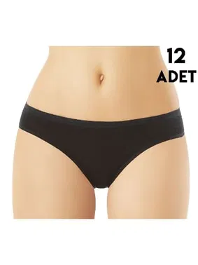 Kota Bambu Kadın Bikini Külot 12'li Kota 5100 - Alternatif Görünüm