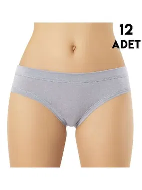 Kota Modal Biye Detaylı String Kadın Bikini Külot 12'li Kota 5104 - Alternatif Görünüm