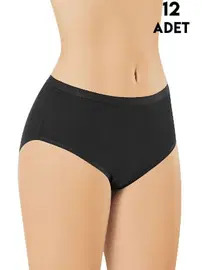 Kota Geniş Kenarlı Modal 12'li Kadın Külot Kota 5109