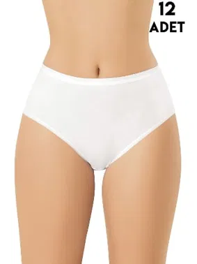 Kota Geniş Kenarlı Modal 12'li Kadın Külot Kota 5109 - Alternatif Görünüm