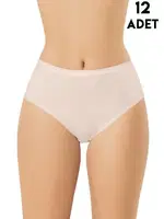 Geniş Kenarlı Modal 12'li Kadın Külot Kota 5109 Ten farklı açı