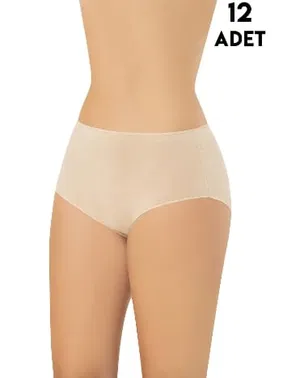 Kota Yüksek Belli Modal Kadın Külot 12'li Kota 5114