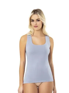 Kota Kare Yaka Kadın Penye Atlet Kota 6014 - Alternatif Görünüm