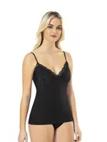 İnce Askılı Dantelli Kadın Atlet Kota 6470  Siyah