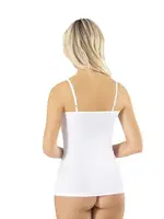 İnce Askılı Dantelli Kadın Atlet Kota 6470  Beyaz farklı açı