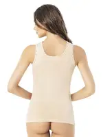 Modal Geniş Askılı Kadın Atlet Kota 6601 Ten görsel 4