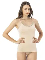 Ayarlı Askılı Dantel Detaylı Modal Bayan Atlet Kota 6604 Ten farklı açı