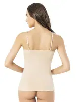 Ayarlı Askılı Dantel Detaylı Modal Bayan Atlet Kota 6604 Ten görsel 4