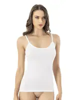 Bambu Bayan İp Askılı Atlet Kota 6611 Beyaz farklı açı