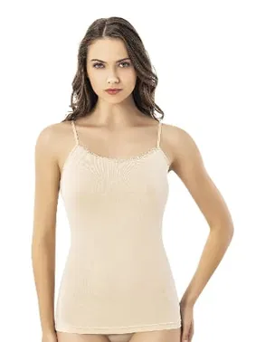 Kota Viskon Yakası Tırnak Dantelli Kadın Atlet Kota 6613  - Alternatif Görünüm